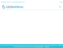 Tablet Screenshot of gestiempresas.com